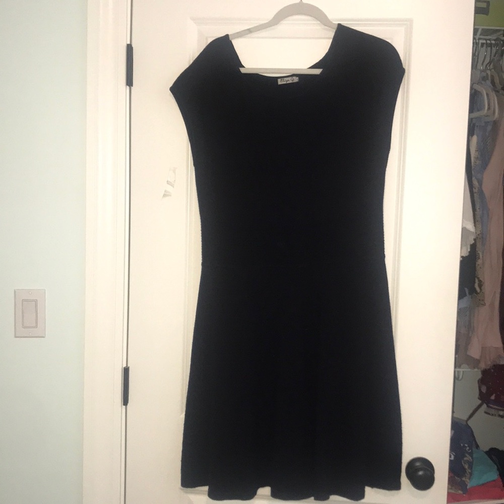 Eliza J Navy Dress